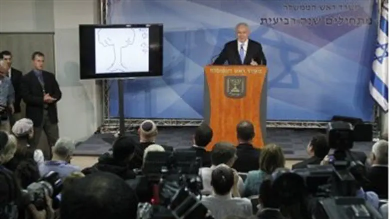 Netanyahu and the press (file)
