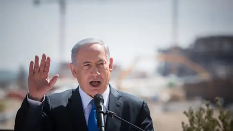 Binyamin Netanyahu promises building in Har Homa (file)