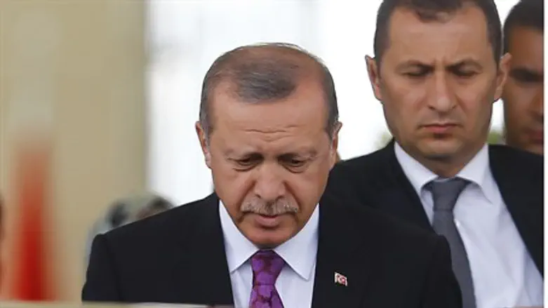 Defeated: Turkish President Recep Tayyip Erdogan
