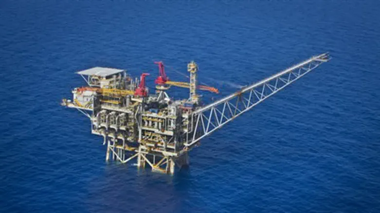 Israeli Tamar gas rig