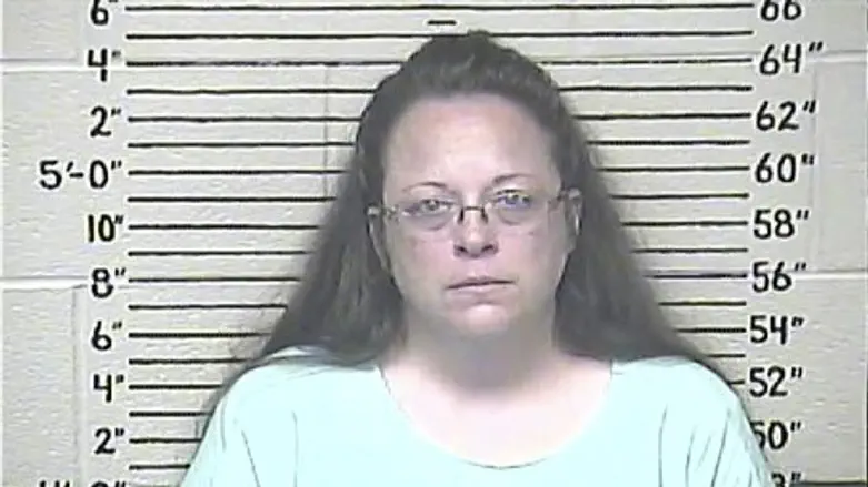 Kim Davis's booking photo