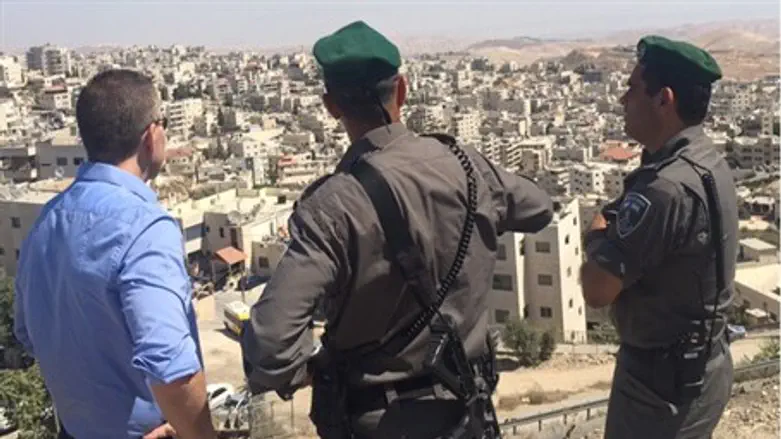 Minister Erdan tours Jerusalem