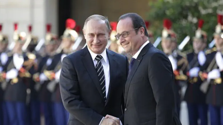 Vladimir Putin, Francois Hollande