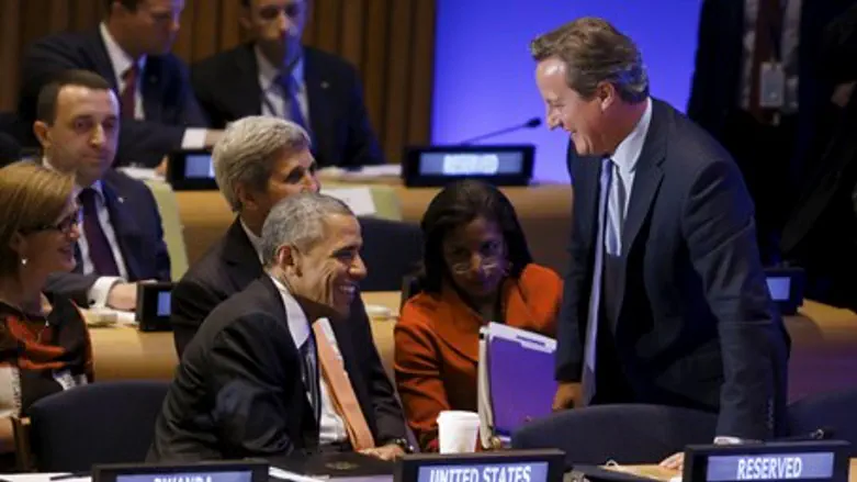 Obama and Cameron at UN Leaders Summit