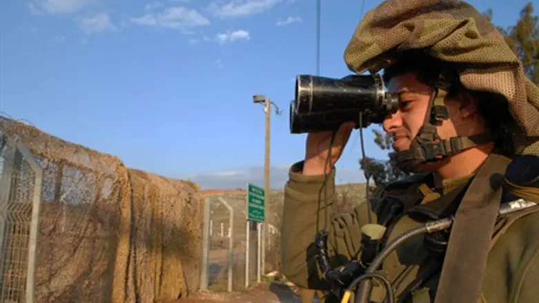 IDF patrol along border with Lebanon