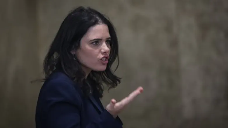 Justice Minister Ayelet Shaked