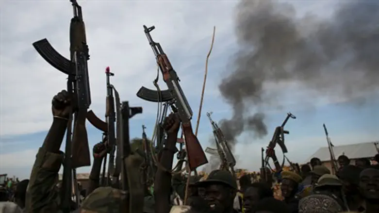 Fighters in Sudan (illustration)