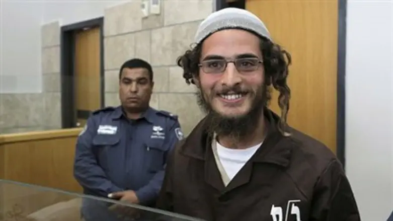 Meir Ettinger at a hearing