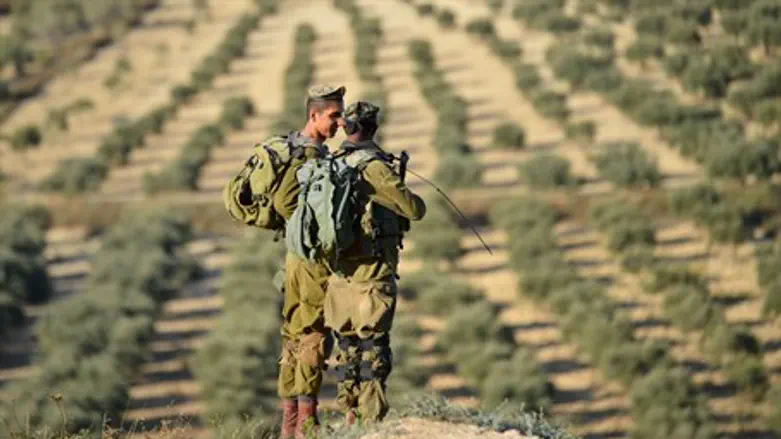 IDF soldiers in Samaria