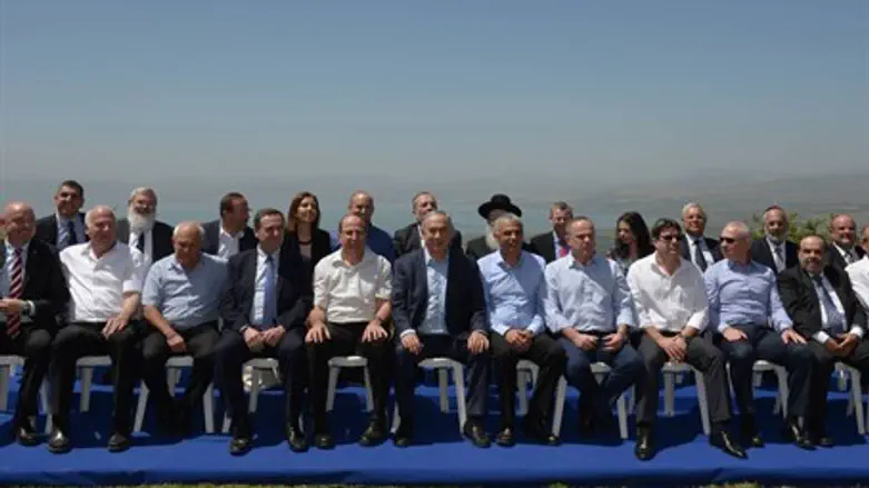Cabinet meeting on Golan Heights