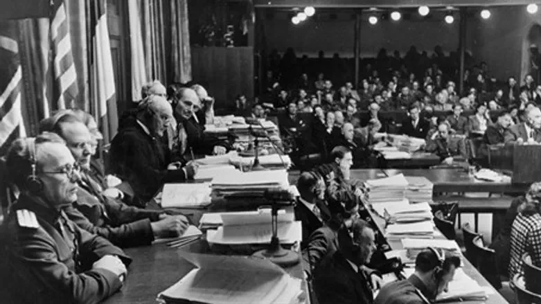 Nuremberg war crimes trials in 1946