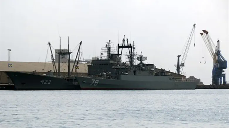 Iranian navy warships