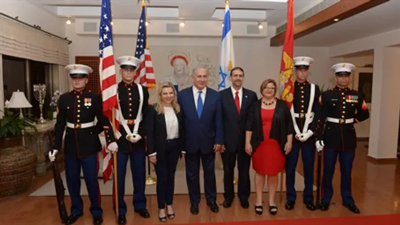 Netanyahu at Fourth of July celebration