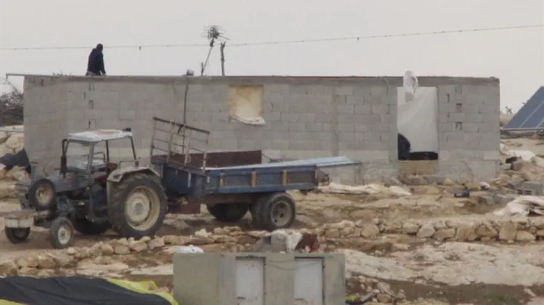 Illegal construction activity near Sussiya