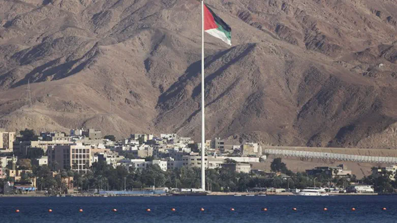 Aqaba as seen from the city of Eilat