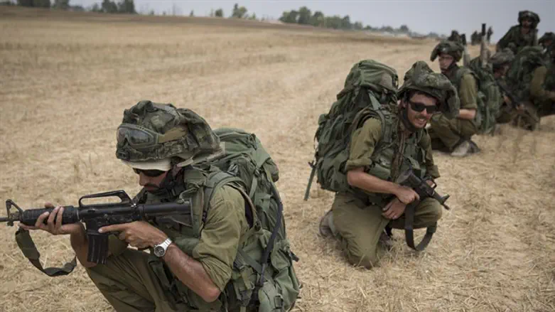 IDF forces during the 2014 Gaza conflict