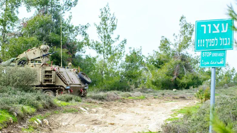 Border with Syria in Golan Heights