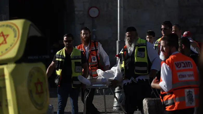 Scene of terror attack in Jerusalem