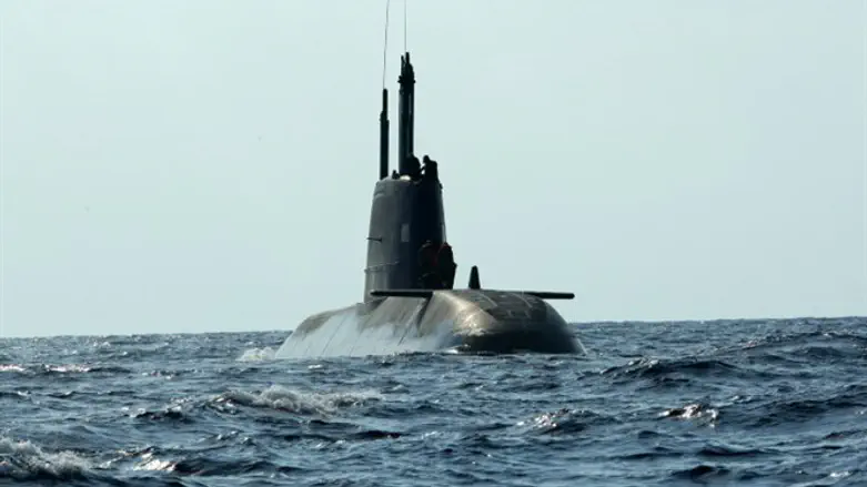 Israeli navy Dolphin-class submarine