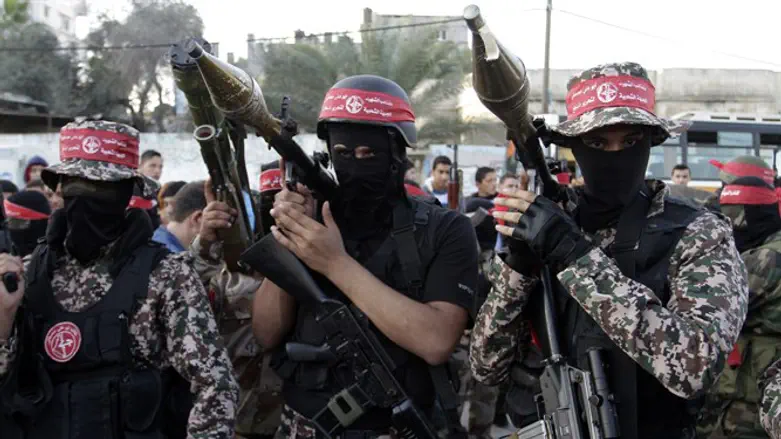 PFLP terrorists in Gaza