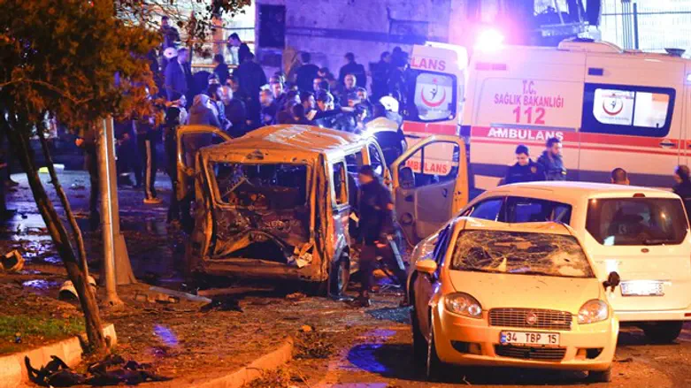 Scene of Istanbul terror attack
