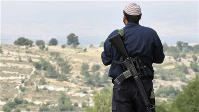 Standing guard in Judea and Samaria