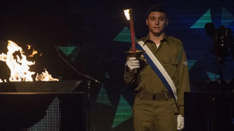 Lighting the torches