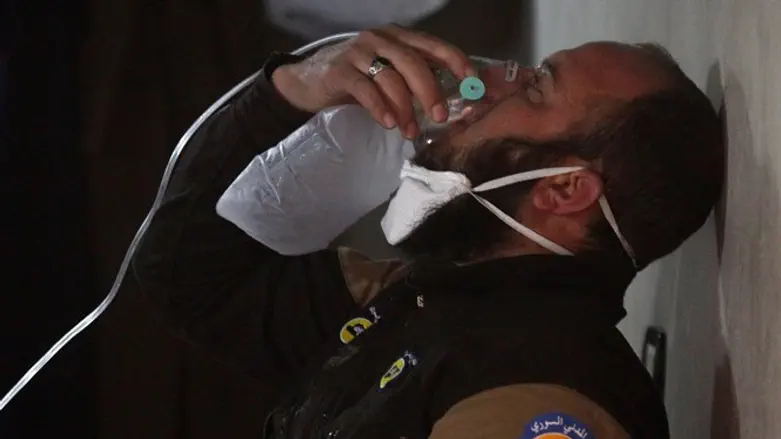 Aftermath of Idlib chemical attack