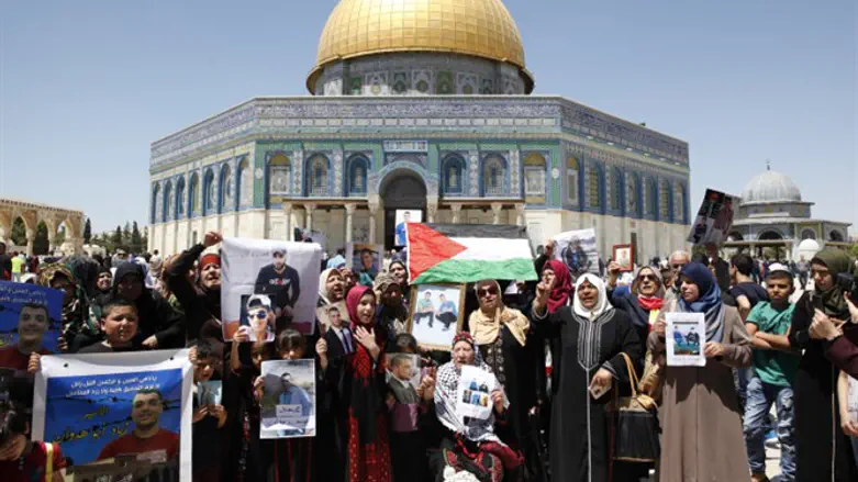 Pro-terrorist demonstration on Temple Mount