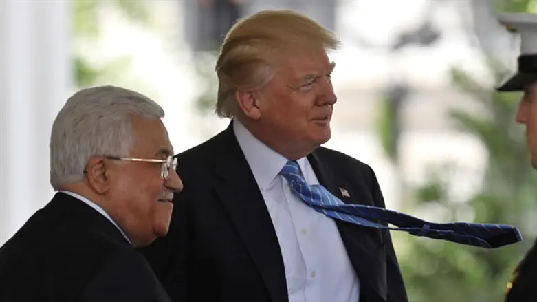 President Trump and Mahmoud Abbas