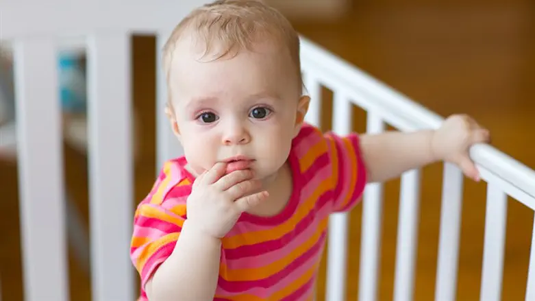 Baby in daycare