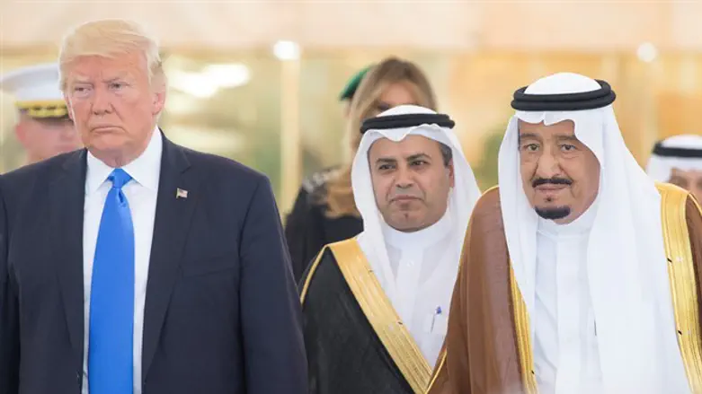 Donald Trump and Saudi King Salman