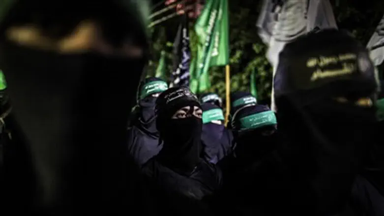Hamas terrorists in Gaza
