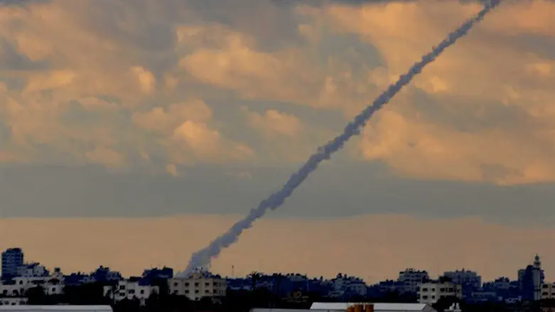 Rocket fired from Gaza (archive)