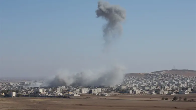 Airstrike in Syria (archive)