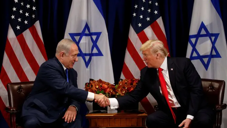 US President Donald Trump and Israeli Prime Minister Binyamin Netanyahu