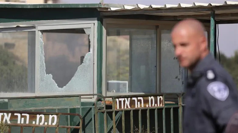 Scene of shooting attack in Har Adar