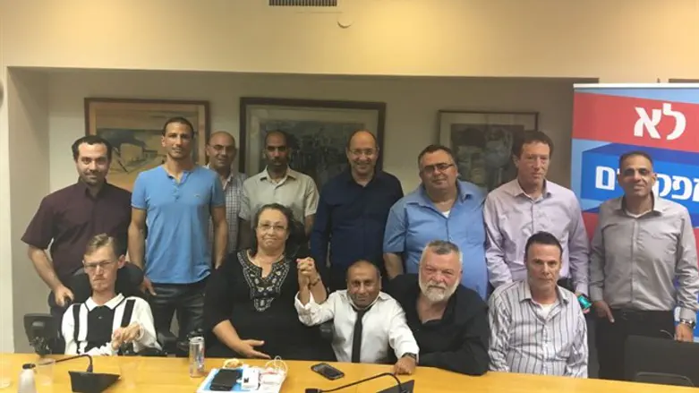 Negotiations between Histadrut and disable persons