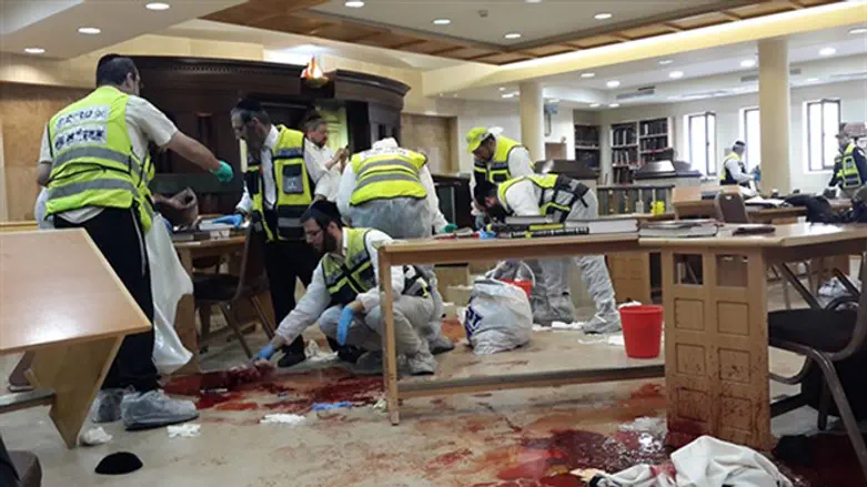 First to arrive and last to leave: ZAKA volunteers at scene of Har Nof massacre