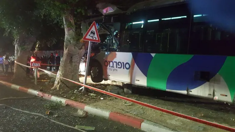 Bus crash near Tiberias