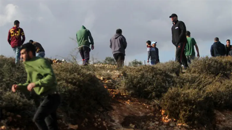 Arab stone-throwers who assaulted Israeli children near Kusra clash with IDF
