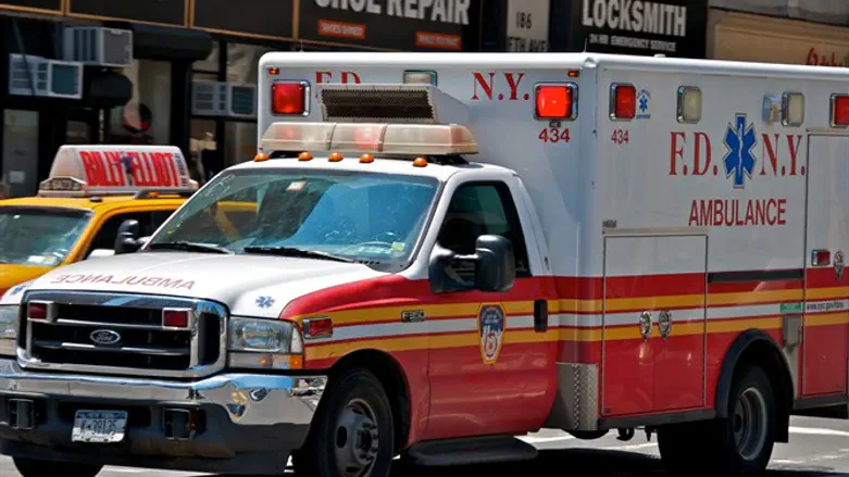 Ambulance in Manhattan
