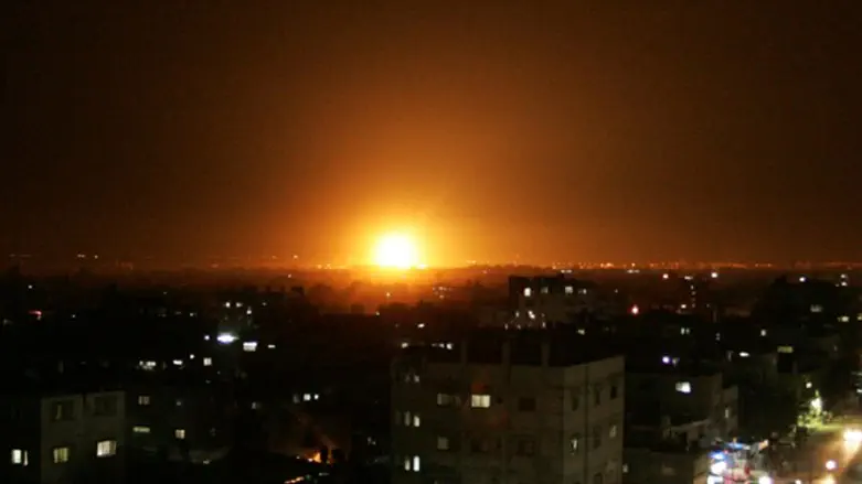 IAF airstrike in Gaza (archive)