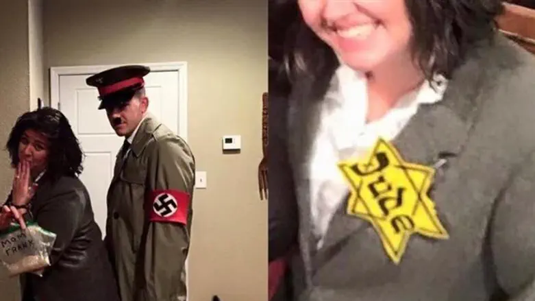 Hitler, Anne Frank as Halloween costumes