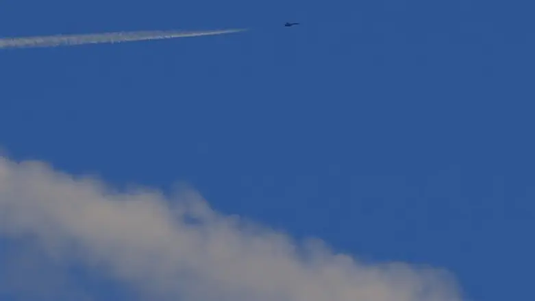 Fighter jet in Syrian airspace (file)
