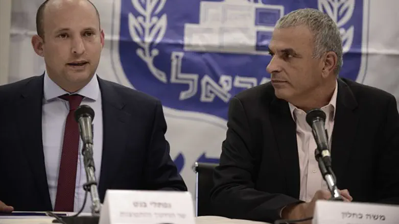 Bennett (l), and Kahlon (r)