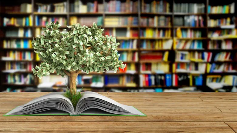 Tree sprouting from book