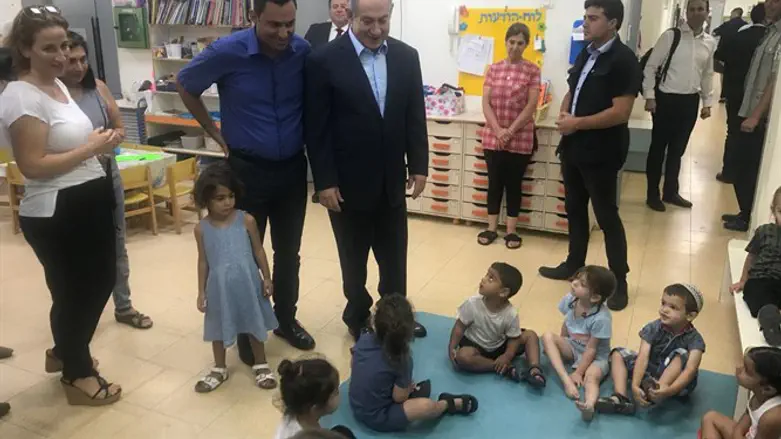 Alon Davidi and Binyamin Netanyahu, today