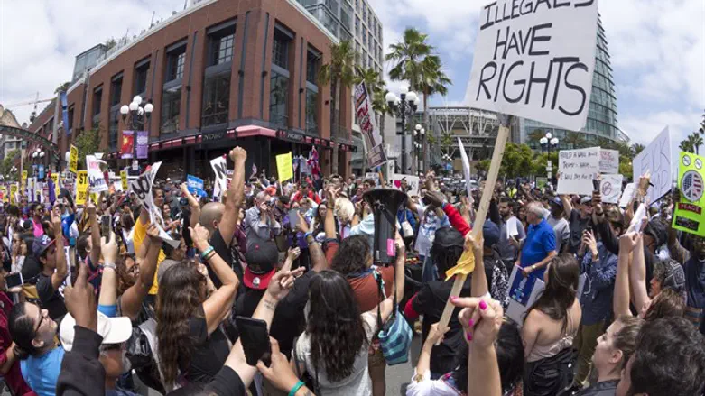 Anti-Trump demonstration in southern California
