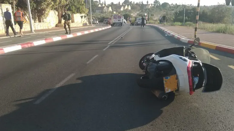Karnei Shomron accident scene